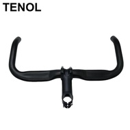 TENOL TT Bullhorn Bike Handlebar Ultralight for Fixed Gear Bike Bullhorn Bar Road Bikes Accessories 