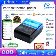 printer thermal 58mm Receipt printer bluetooth buat hp Mobile Portable Printer mesin printer mini hp