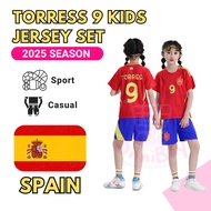 2025 latest version of children's jersey set, spain kids jersey set, grade AAA
