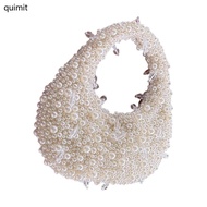 QUIM Delicate Embellished Handbag Practical Carryall For Work Travel Evening Event