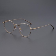 FIRADA Fashion Comfort Eyewear Luxury Retro Round Titanium Glasses Optical Prescription Eyeglasses F