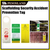◱ ◺ ☂ 2pcs/set Security Accident Prevention Tag Safety Scaffolding Inspection Card