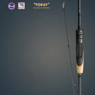 แท่งตกปลาล่อแบบเบาและแข็ง โยนไกล พร้อม Fuji Guide และ Reel Seat