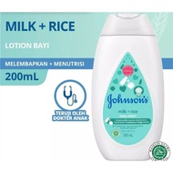 Johnson's Baby Milk + Rice Lotion (200ml)