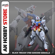 BLACK TROJAN 1/100 GUNZOID GODZILLA MG RX78-2 ASSEMBLY MODEL