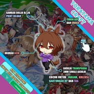 Gantungan Kunci Uma Musume Casual Almond Tachyon Mejiro, Anime Keychain Lucu - Agnes Tachyon Cas
