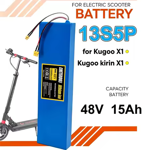 13S5P 48V 15Ah Rechargeable Lithium Battery Pack with BMS Spare Power Battery for Kugoo X1 JOYOR F5S