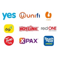 Touch'N'Go Reload Pin , Maxis,Celcom,DiGi,Umobile