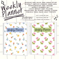 Weekly Planner Book Daily Agenda/ Habit Tracker/ Daily Journal/ Planner Notebook/