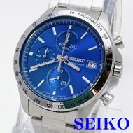 SEIKO SPIRIT 10ATM Waterproof Chronograph SBTR023 Simple Design Blue Men's Watch [Direct From Japan]