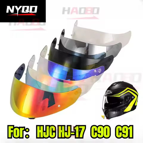 HJ17 Visor for HJC C90 C91 C91N CL-MAX 2 IS-MAX BT SY-MAX 3 IS-MAX 2 CL-MAX 3 Windshield Helmet Lens