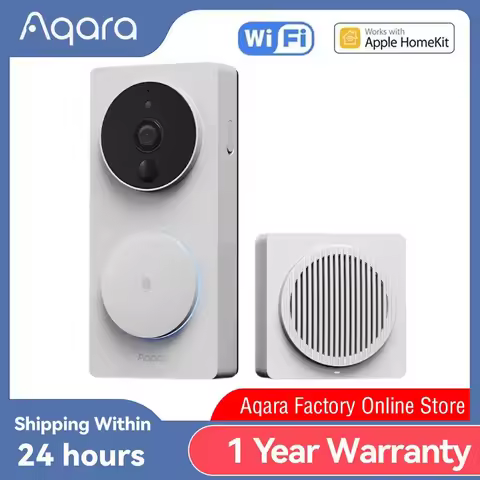 Aqara Smart Video Doorbell G4 WiFi 1080P HD Pixels Visual Door Bell Smart Home Remote Control Electr