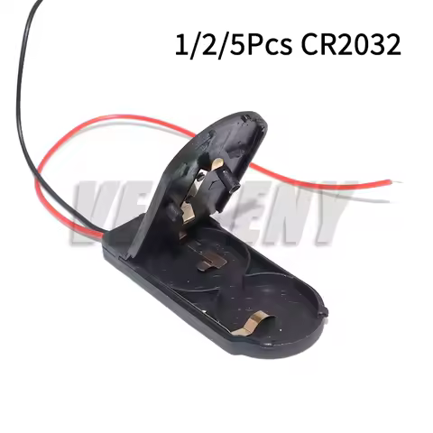 1/2/5pcs CR2032 Button Coin Cell Battery Socket Holder Case Cover With ON/OFF Switch 3V x2 6V Batter