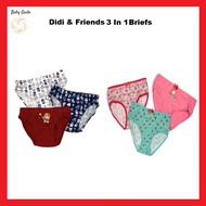 Didi & Friends Didi And Friends Briefs Brief (3in1)