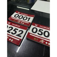 BIB NUMBER (custom) for sport FAST DELIVERY