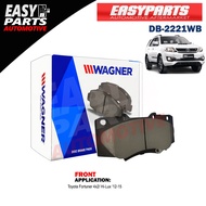 Wagner Brake Pads DB-2221WB Fortuner & Hilux '12-15 Front