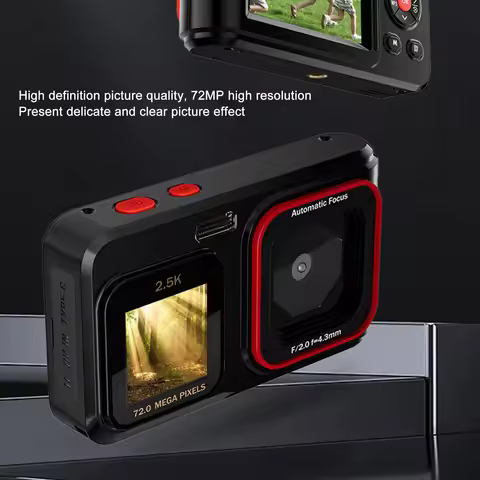 Digital Camera Automatic Focus 16x Zoom Camera 72MP Fill Light Support Adaptive Photograph Mode for 
