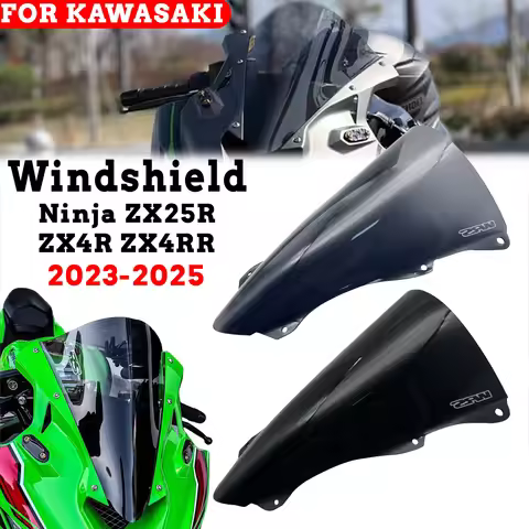 ZX-4R Front Windshield For Kawasaki Ninja ZX-4R ZX4R ZX-4RR ZX4RR ZX25R ZX25RR ZX-25RR Motorcycle He