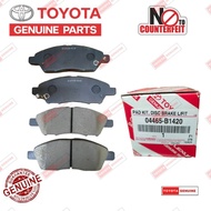Toyota Vios NGC102 Front And Rear Brake Pad 04465-B1420 04466-12162