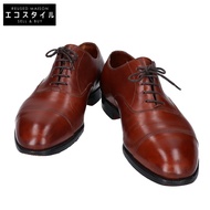 Edward Green 202 Last Old Logo OLD CHELSEA Straight Tip Leather Shoes 7 1/2【Pre-owned】