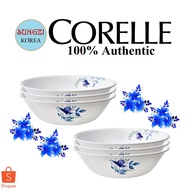 CORELLE Serving Bowl 21.6cm X 6.3cm 1L 6 Piece Set Blue Floral