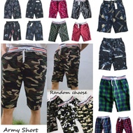 1SET-2PCS Short 3Quarter Pant Free Size