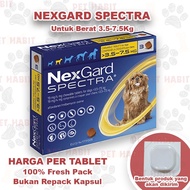 NexGard Spectra Dog Small 3-7.5Kg Flea and Ticks and Deworming Medicine for Dogs