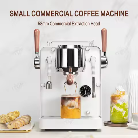 ITOP CM-M2 Semi-automatic Coffee Machine Double Pumps Double boilers Small Commercial Coffee Machine