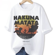 Mens Lion King Gang Hakuna Matata Sunset Graphic T-shirtShirt