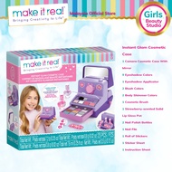 Make It Real Instant Glam Cosmetic Case Cosmetic Set (2702) Safety Non-Toxic Cosmetic Makeup Kit Tee