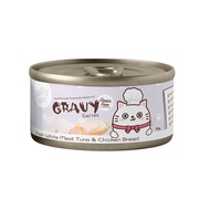 JollyCat Fresh White Meat Tuna & Chicken Breast in Gravy 80g X24