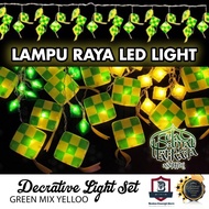KETUPAT LAMPU RAYA LED DECORATION NETTING LIGHTS WATERPROOF LIPLAP DECORATIVE LIGHT DECO DUAL COLOUR