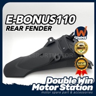 SYM E-BONUS110 REAR FENDER (MATTE BLACK) 80100-SA5-000 EBONUS110 EBONUS 110 E BONUS MUGUARD BELAKANG