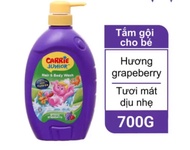 ( Tặng voi bông xinh xắn) Sữa tắm Carrie Junior hương Grapeberry 700ml date 2027
