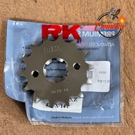 (100% ORIGINAL RK) LC135 Y15ZR SRL110 RXZ Y125 SPOCKET RK 428 FRONT