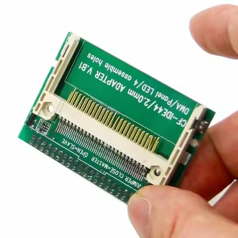 CF card to vertical 2.5" 44-pin IDE hard drive HDD SSD adapter CF card supports all fixed disk modes