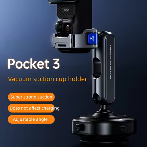 Pocket 3 Suction Cup Mount Car Windshield Window Aluminum Alloy Holder for DJI Osmo Pocket3