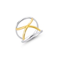 Cross Ring - Sterling Silver Ring - Rose Gold/Gold