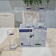 LUMINARC Glass juice glass octime diamondLuminarc 32 cl 1 box contains 6 pieces