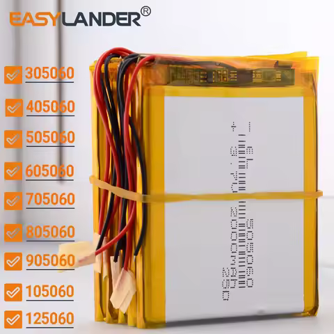 5PCS/Lot 3.7V 3000mAh 805060 Polymer Lithium LiPo Battery 305060 405060 505060 705060 605060 905060 
