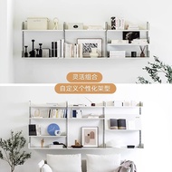 Vitsoe606 Storage Rack Bookshelf Bookshelf Multi-Layer Wall-Mounted Rack Background Wall Track Wall 