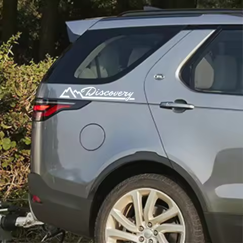 2 Pcs Mountain Graphics DiscoveryDoor Side Sticker Bumper Body Decal For Land Rover Discovery 1 2 3 