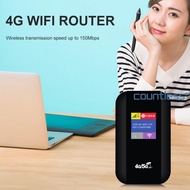 Pocket 4G WiFi Router MiFi Modem Router 150Mbps 2100mAh Mobile Wireless Hotspot with Sim Card Slot Wide Coverage Router [countless.sg]