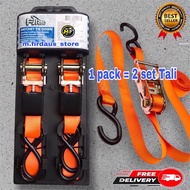 🔥 TALI IKAT MOTOR & TALI IKAT BARANG ATAS HILUX(4x4) DAN LORI..RATCHET tie dowm #navara#forddemax#ma