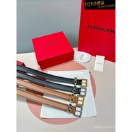 Dior Philippine Belt Ladies NFC Anti-Counterfeiting Light Luxury Ladies Belt Horseshoe Buckle Busine