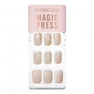 DASHING DIVA - Magic Press 閃爍米色 美甲指甲貼片 (MDR3W007RR)