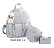 Glory id ( BISA BAYAR DITEMPAT ) TAS RANSEL WANITA BERANAK TERBARU 2020 - TAS WANITA - BACKPACK LOUI