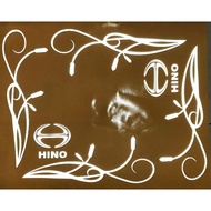 HINO STICKER LORI,STICKER TAMPAL CERMIN,STICKER PADU,STICKER MURAH T