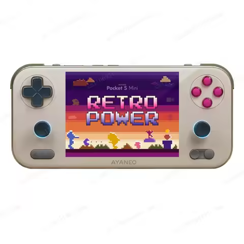 AYANEO Pocket S Mini Retro Handheld Game Console, 4.2" 4:3 LCD 1280x960 Screen, G3x Gen 2, Android 1