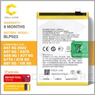 Battery For OPPO A57 4G 2022/A57 5G/A57S/A58 5G/A77 5G/A77S/A78 5G/A97 5G/11X/REALME C51 BLP923 (500